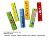 Cartoon Wooden Harmonica 16-Holes Lung Capacity Improvement Mouth Organ Boys Girls Beginner