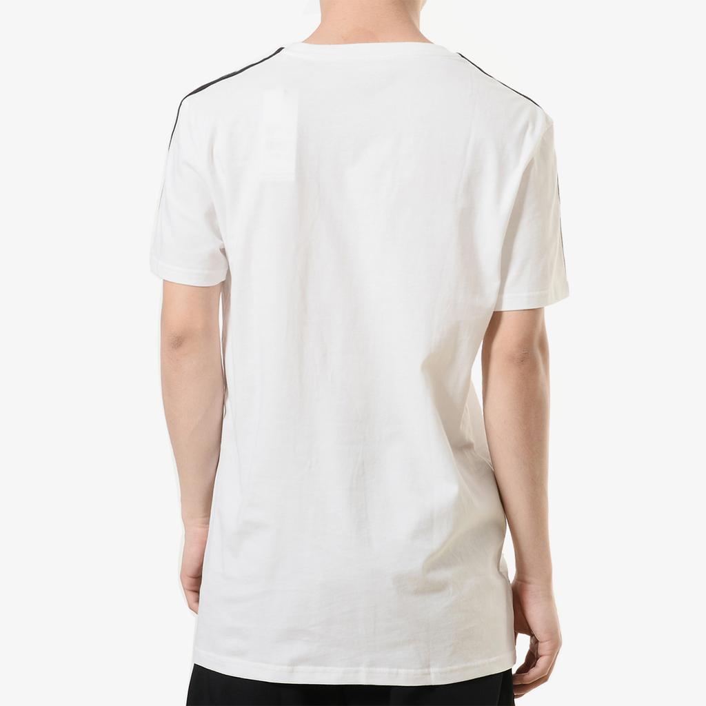 Adidas Neo odblaskowy samurajski nadruk z okrągłym dekoltem T-shirt męski topy biały CV9384