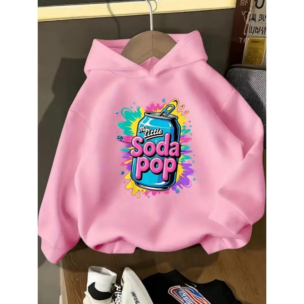 Sudaderas con capucha My Little Soda Pop para niños Música K-Pop Sudadera de anime coreano Ropa de niña hip hop Regalo Camisetas con dicho lindo Top para niños