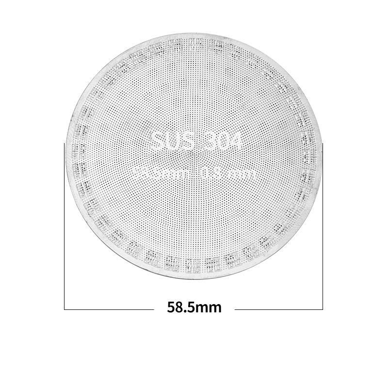 51/53/58mm Reusable Coffee Puck Screen 304 Stainless Steel Double Layer Coffee Filter Fine Mesh Professional Espresso Accessory