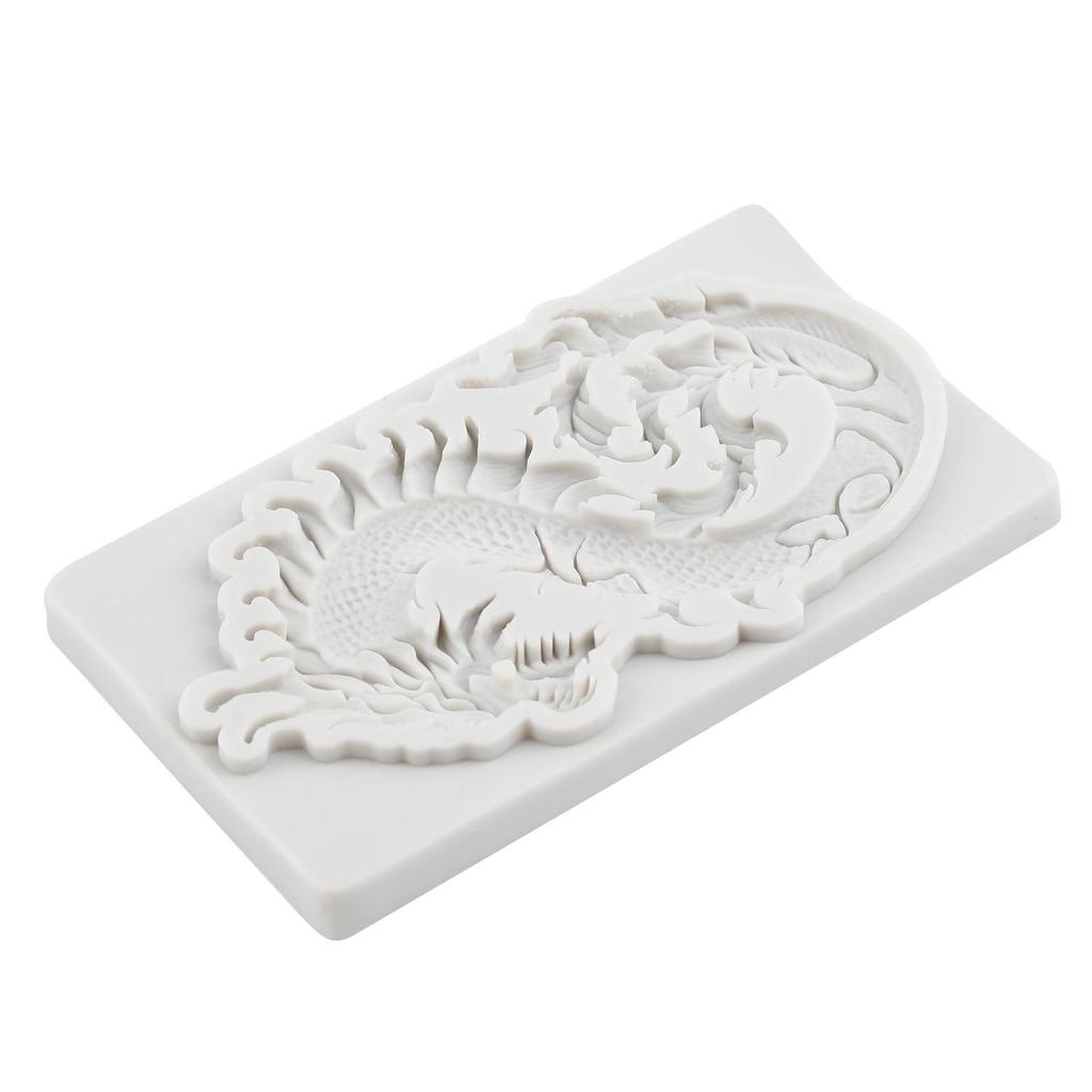 Dragon Silicone Mold Chinese Zodiac Dragon Fondant Molds Cake Decorating Tools Cupcake Topper Candy Sugar Craft Gum Paste Polymer Clay