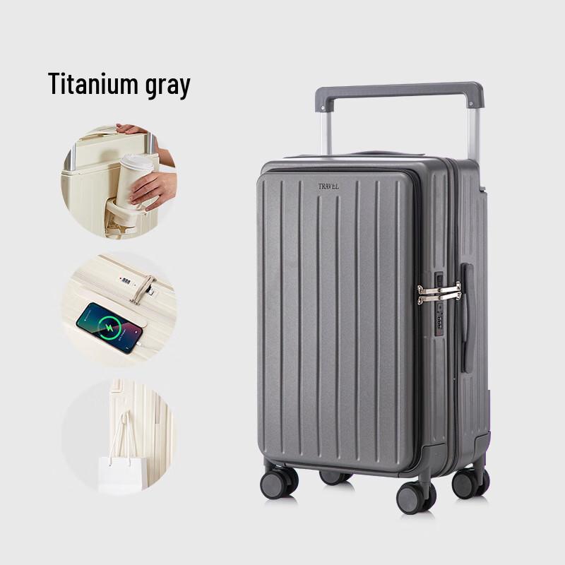 Li Shen K02 Waterproof Side & Front Opening Travel Suitcase