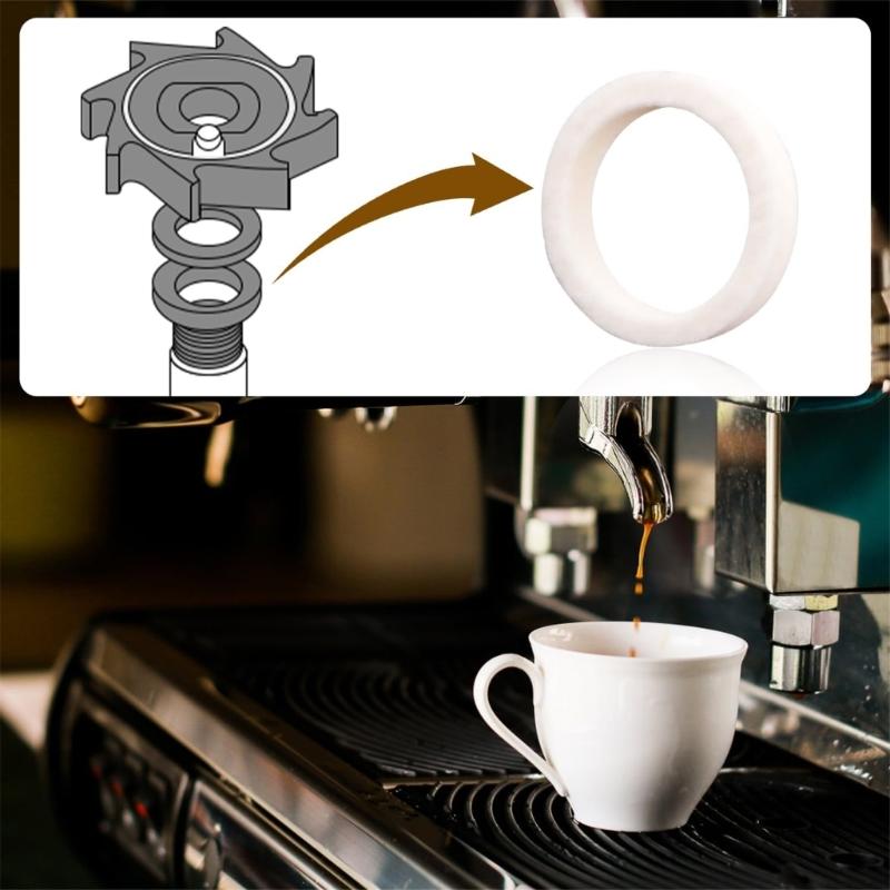 Pack of 5 Multifuntional Wool Felt Seals Suitable for Coffee Appliances Providing Excellent Noise and Vibration Control