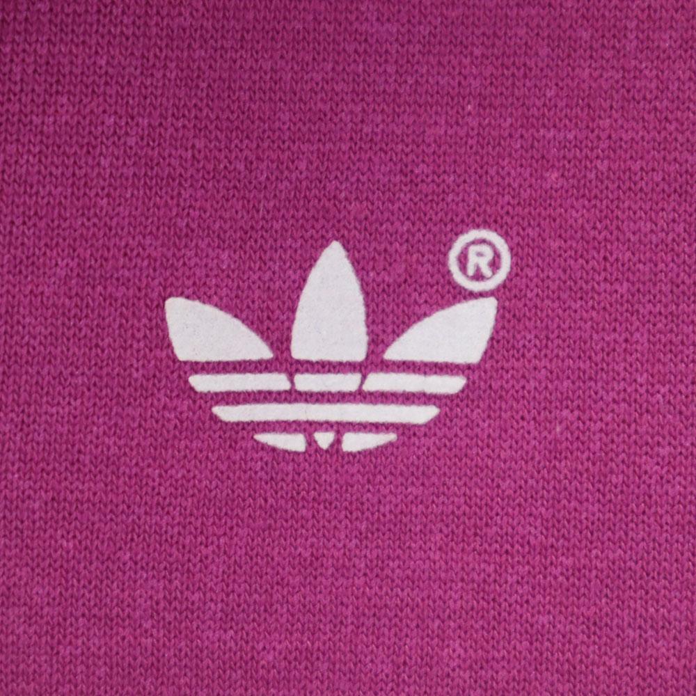 adidas 90s Made in USA Old Trefoil logo print Long sleeve half button Sweatshirts Women Used