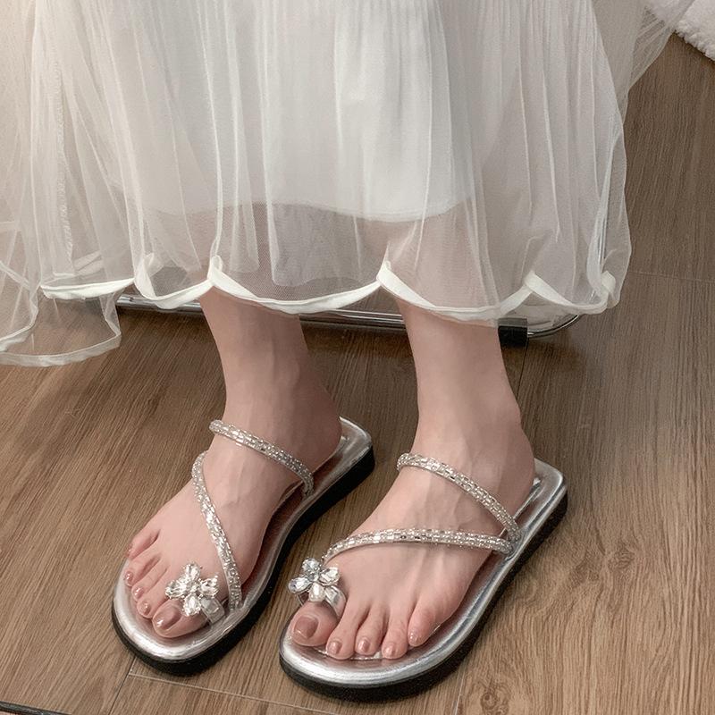 Fairy wind one-word non-slip slippers summer wear cool slippers