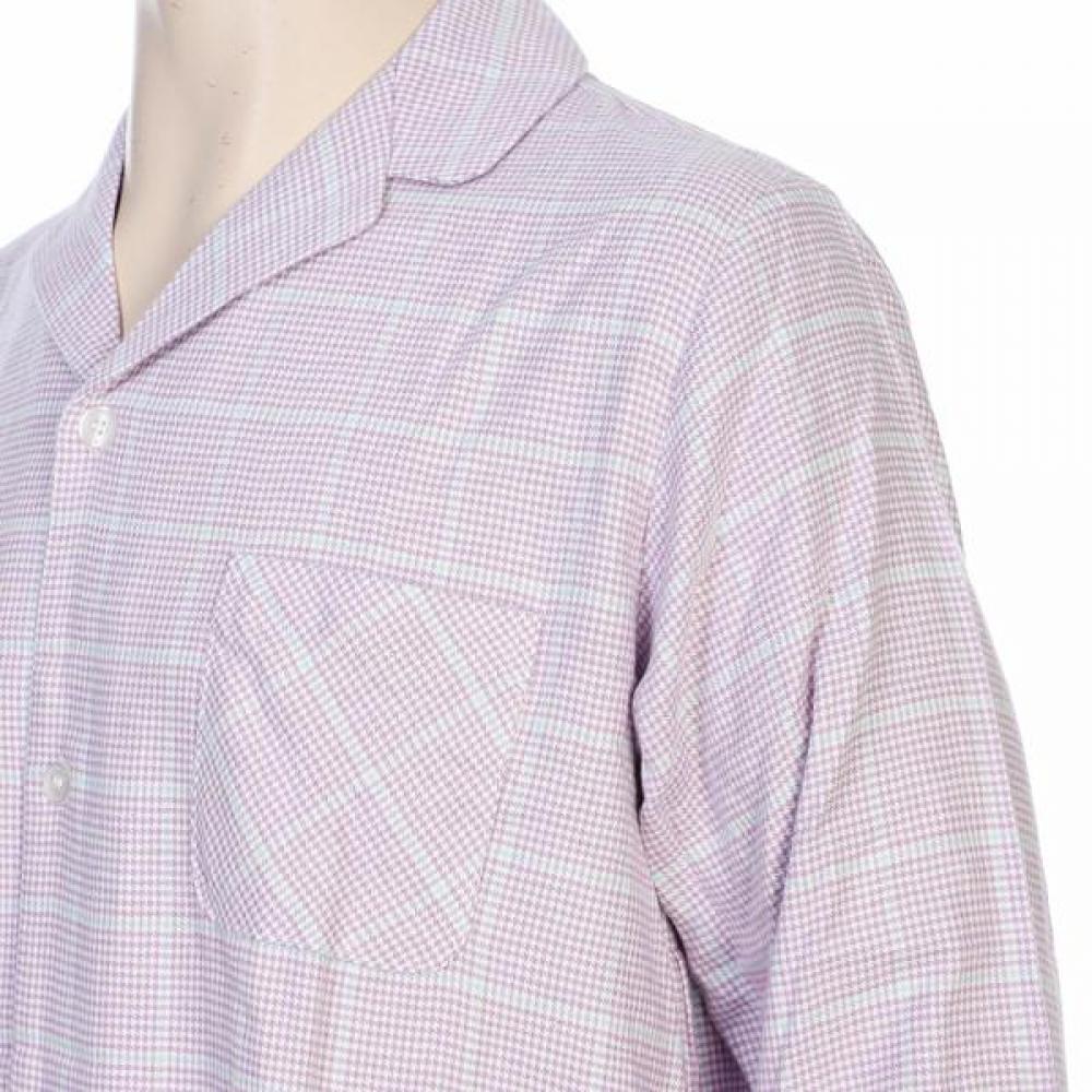 BARBARA Men S Violet Check Pajama Amp4992b