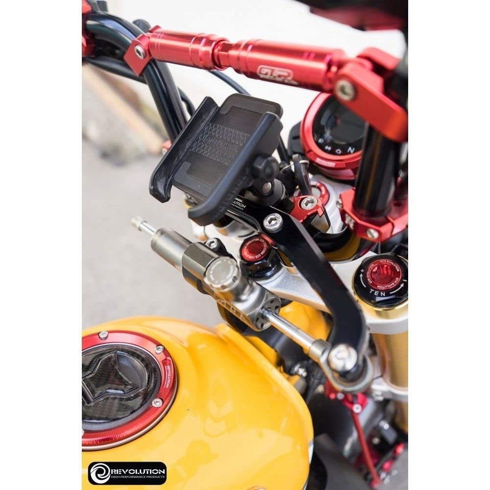 Revolution Common Handlebar Mounting Clamp CT125 MSX125 Grom Monkey125 Handlebar Mount Clamp 22mm Revolution Grom/Monkey/CT125 (Blue)