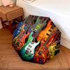 1PC electric guitar Umbrella Portable Folding Umbrella Iron Frame Hole Bone Structure Outdoor Home Umbrella A14
