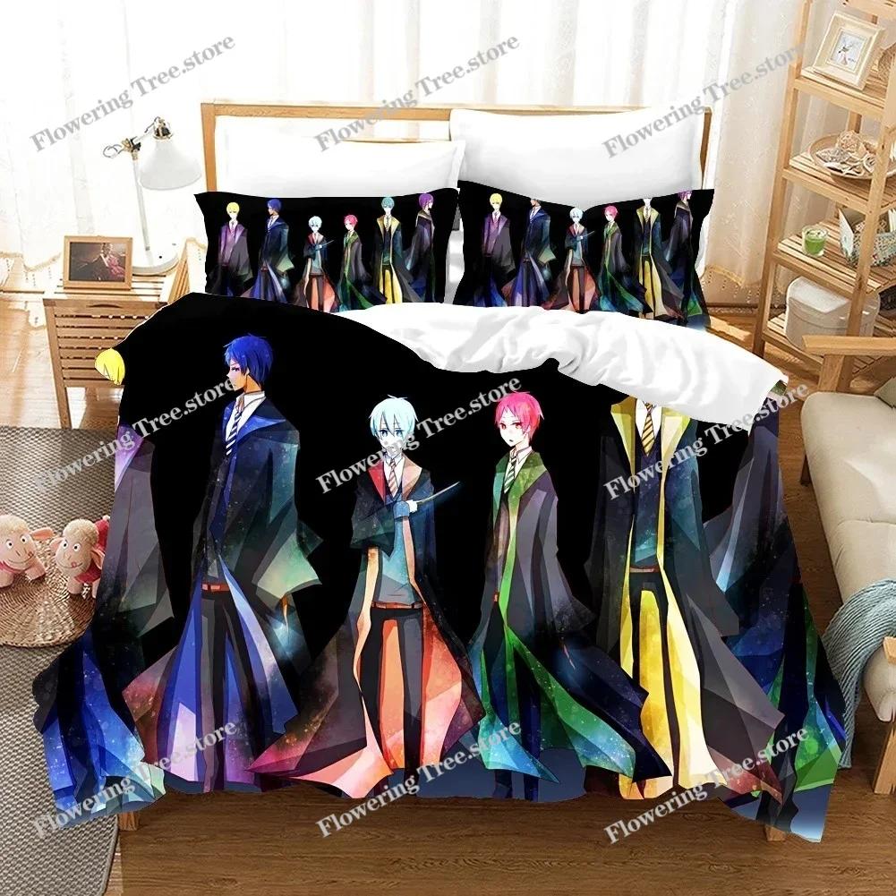 Anime Kids Kuroko's Basketball Bedding Set 3D Print Comforter Luxury Duvet Cover Set Home Textile Queen King Single Size Cartoon
