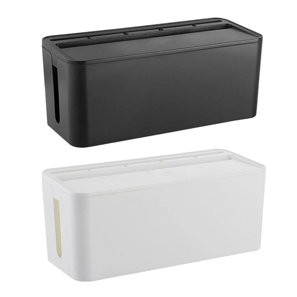 Cable Management Box Practical Modern Portable Home Decor Cord Cover Box for Wire Management Living Room TV Desktop Messy Cables