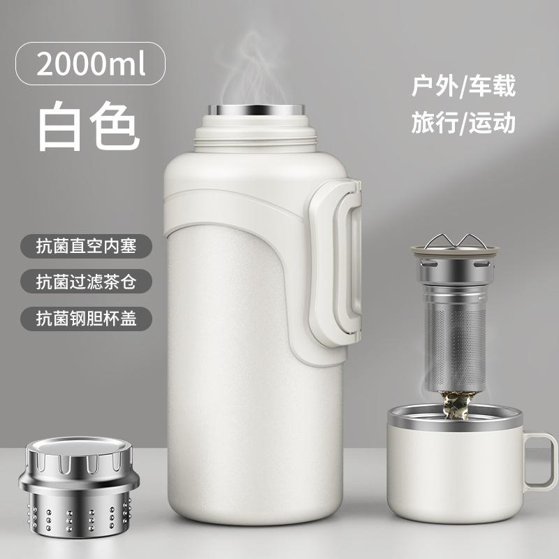 1.5/2L Thermos Steel Thermos for Tea or Coffee Household Insulating Kettle Kitchen Thermos Bottle for Hot Coffee