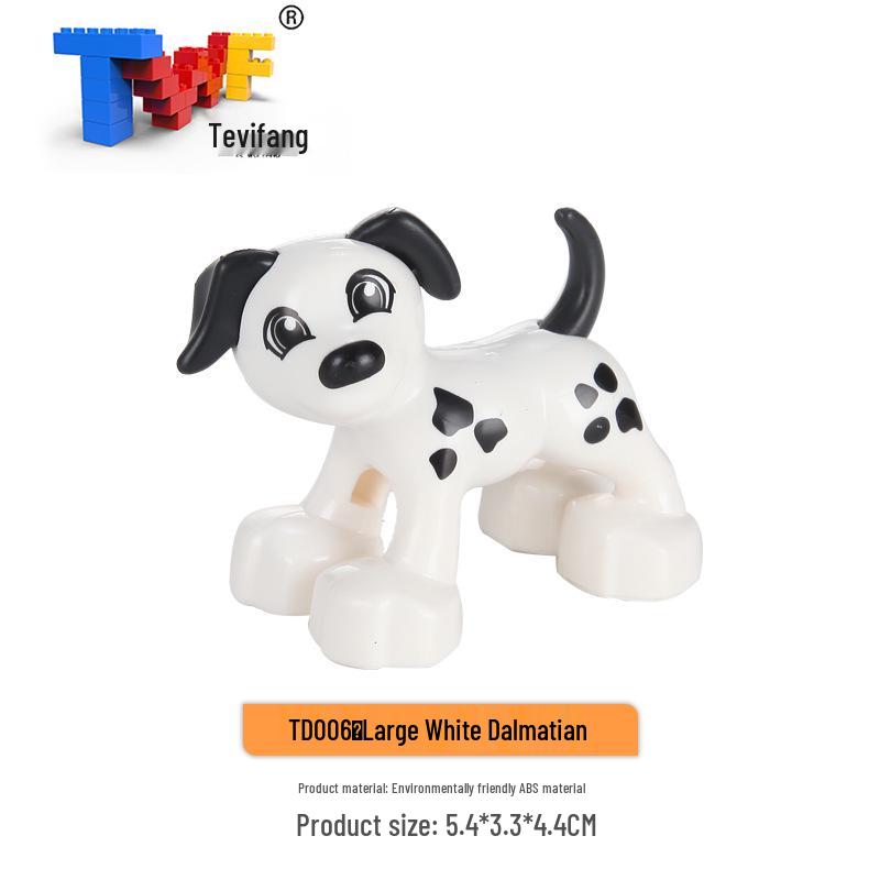 Large Particle Building Blocks: Compatible Prairie Ocean Animal Farm Educational Toys for Kids