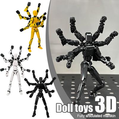 Κινητό σετ κούκλας, 3D Printed Titan Robot Mobile Doll, Posable Mobile Doll, Κατάλληλο για Συλλέκτες, Διακόσμηση επιφάνειας εργασίας