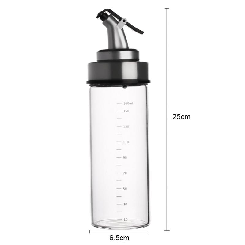 Shatterproof Glass Olive Oil Dispenser Bottle Leakproof Oil Dispenser with Spouts Cooking Oil and Vinegar Cruet Dispenser Bottle