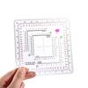 MP-5 Land Navigation Protractor Map Protractor Measuring Ruler Coordinate Scale Protractor