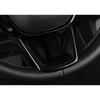 For Honda Accord 11th 2023-2024 Gloss Black ABS Steering Wheel U Type Cover Trim