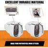 Mini LED Blinklys Baklys Bakindikatorer Passer til Harley Dyna 2000–2017 Softail 2000–2025 (Chrome)