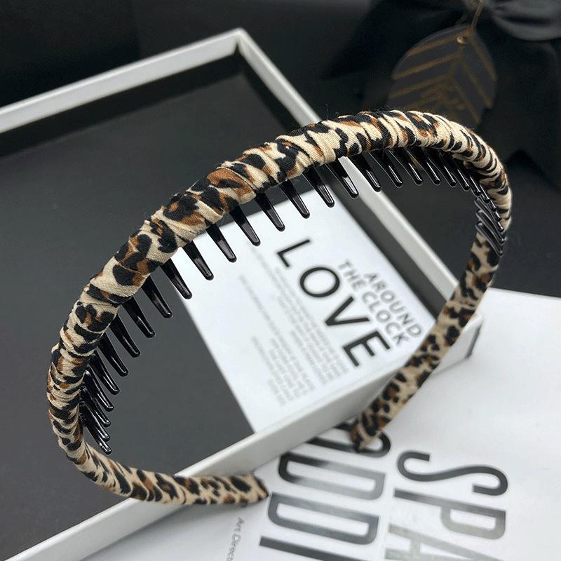 Luxury Leopard Print Face Wash Hairband 2025: Trendy Women s Bangs Styling Headband
