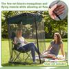Waterproof Roof Mosquito Net Swing Rocking Chair Smooth Zipper Mesh Tent Netting  Fishing