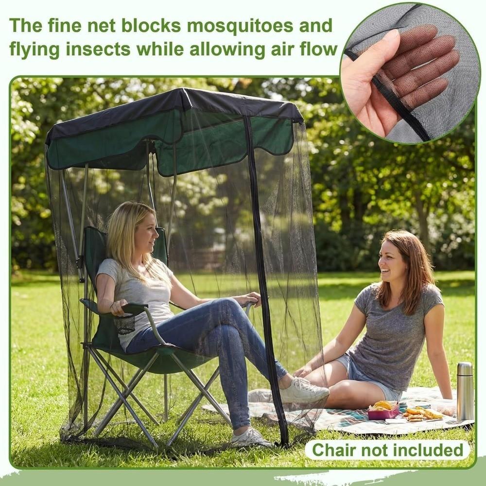 Waterproof Roof Mosquito Net Swing Rocking Chair Smooth Zipper Mesh Tent Netting  Fishing