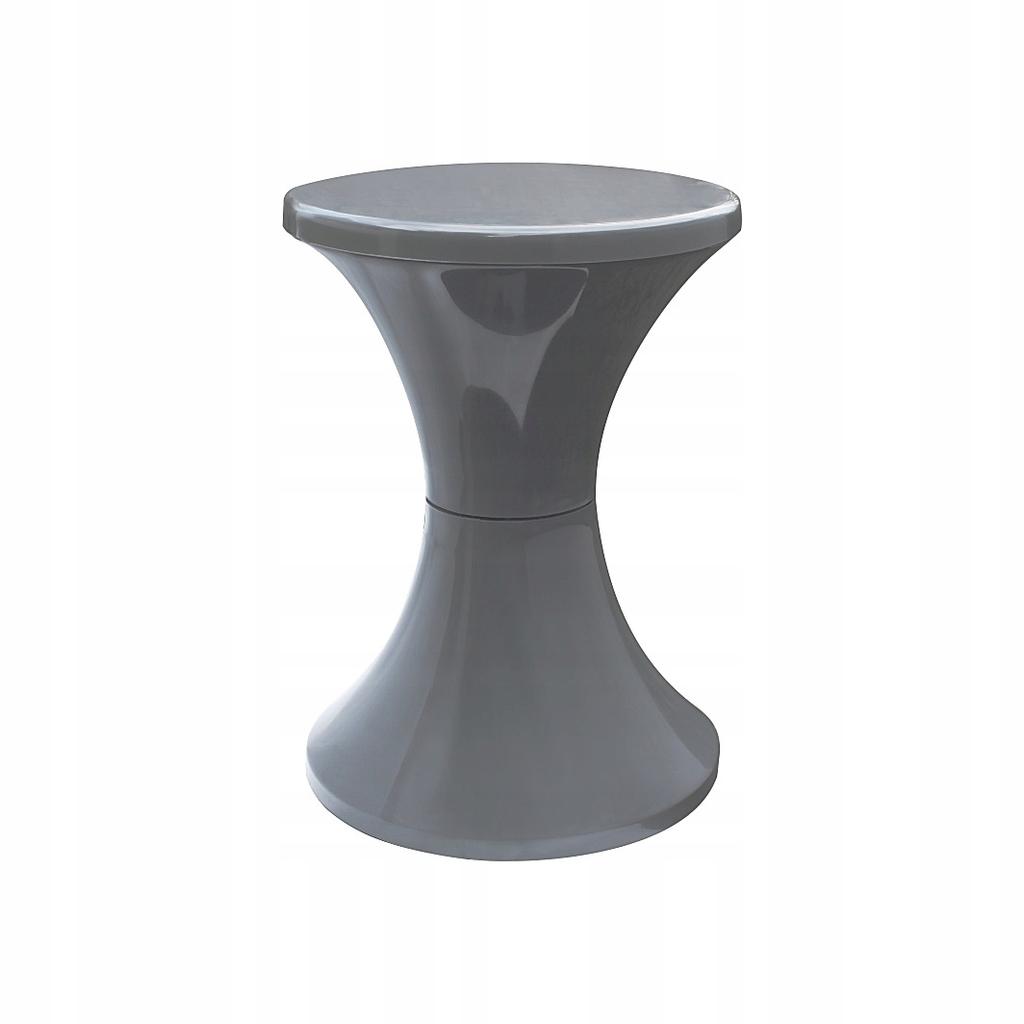 Plastic Hourglass Stool Polish Product Anthracite