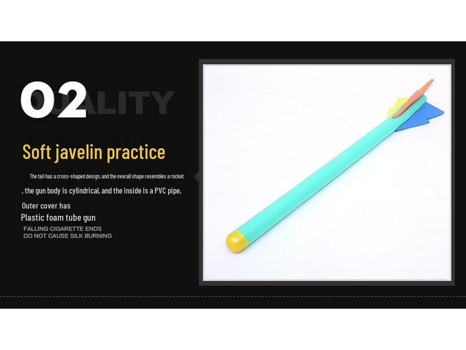 Children's Soft Training Javelin Toy for Athletics Practice