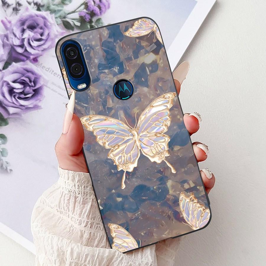 Για θήκη Motorola One Vision Κάλυμμα ONEVision Μοντέρνο Ζωγραφισμένο Σιλικόνης Μαλακό Πίσω Κάλυμμα Για θήκη Motor One Macro Προστατευτικό Κέλυφος