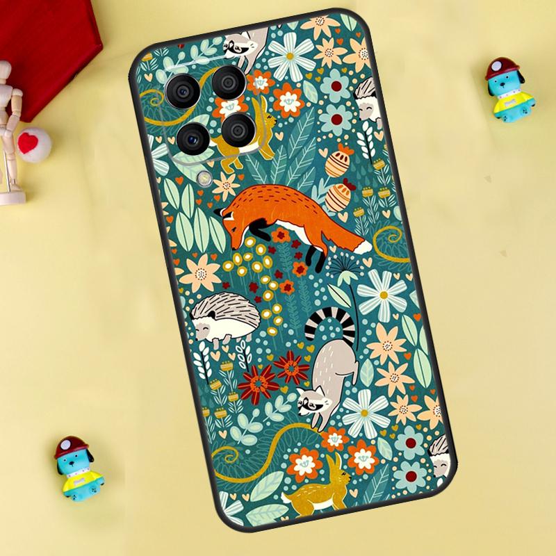 Cute Hedgehog Case For Samsung Galaxy M35 M55 M15 M11 M12 M13 M14 M06 M16 M36 M56 M31 M53 M32 M52 M34 M54