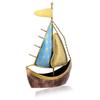 Metal Turkish Ship Boat Naav Showpiece Figurine for Home Decor Living Room Tabletop Desktop Side Corner, Home Decorative Items