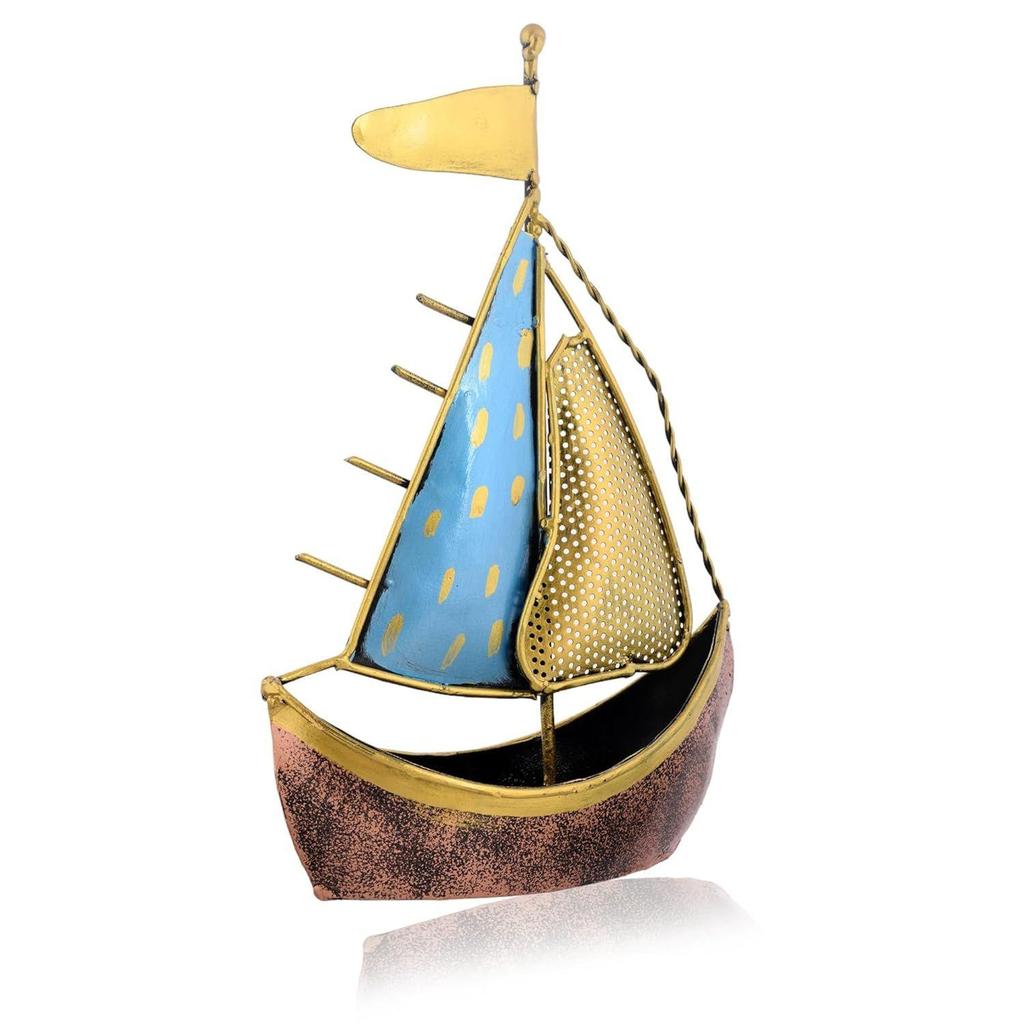 Metal Turkish Ship Boat Naav Showpiece Figurine for Home Decor Living Room Tabletop Desktop Side Corner, Home Decorative Items