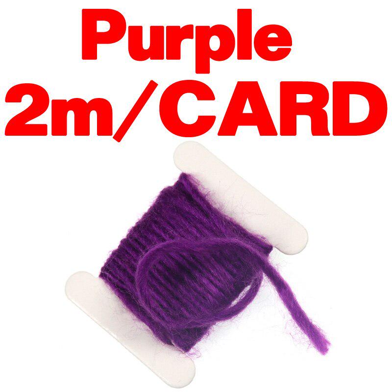 Bimoo 2m/Card 3mm Fly Tying Yarn Egg Fly Tying Material Pink Yellow Red Fluo Green