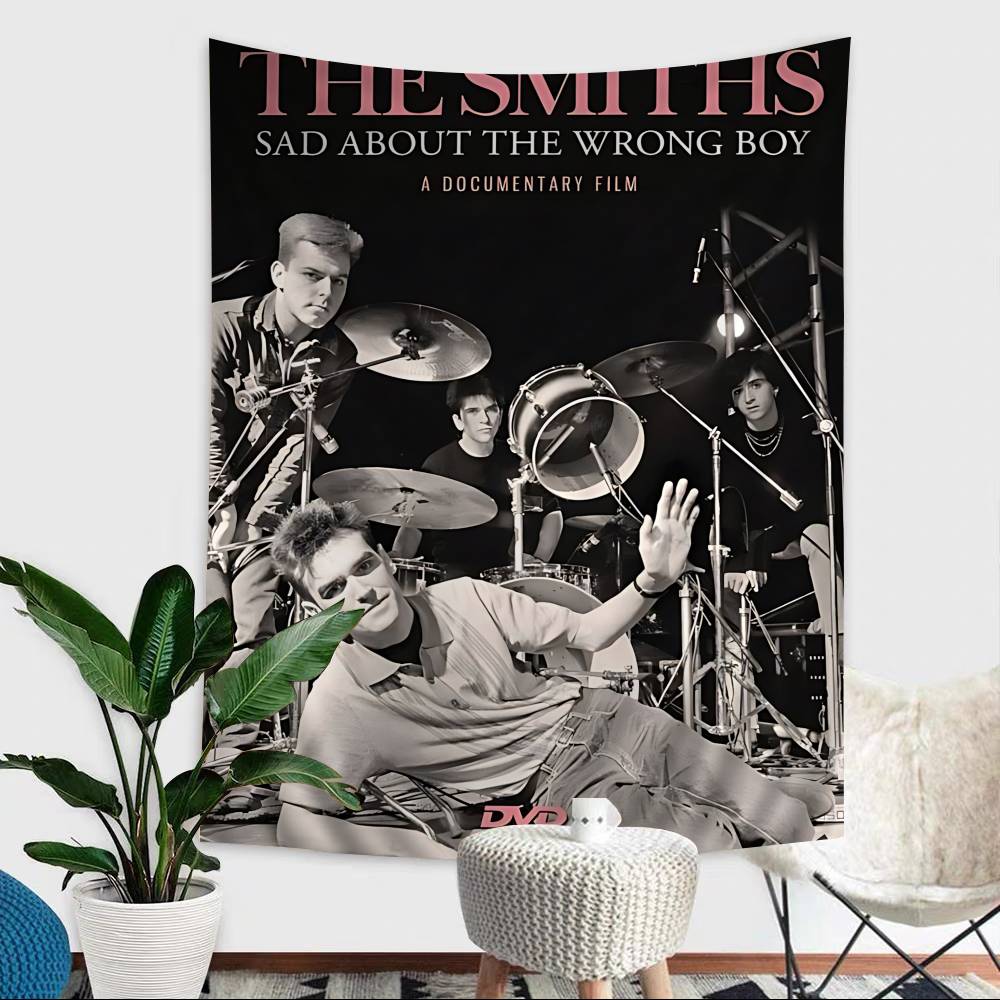 Rock Band SSmiths Printed Large Wall Tapestry Hanging Tarot Hippie Wall Rugs Dorm Cheap Hippie Wall Hanging