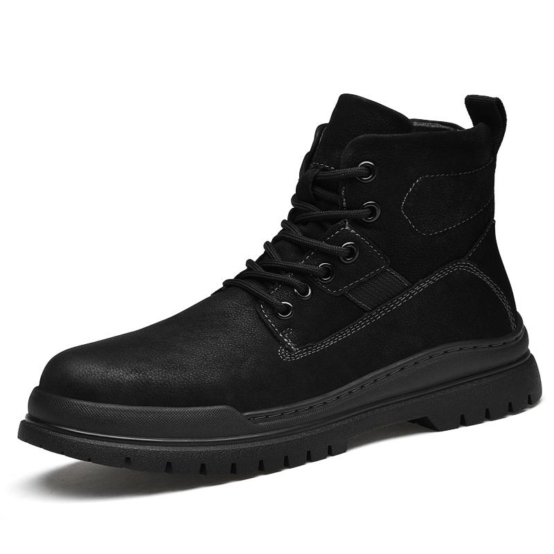 

Мужская весенняя обувь Роскошная мужская обувь из натуральной кожи Высококачественная мужская повседневная обувь Резиновые ботильоны Байкерские ботинки Англия Ретро обувь 44