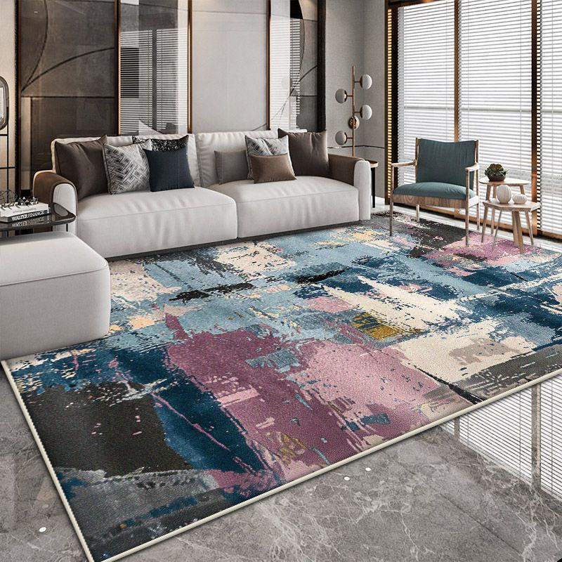 Easy Clean Abstract Carpets Living Room Decoration Large Area Non-slip Rugs Nordic Style Bedroom Decor Floor Mat 
