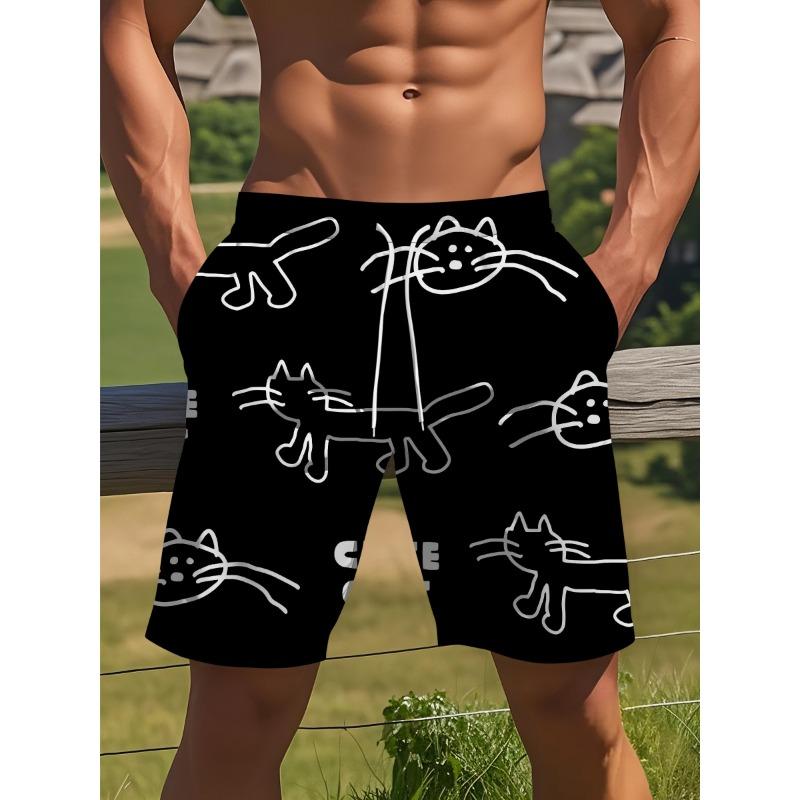 

Men s Summer Daily Casual Printed Shorts S