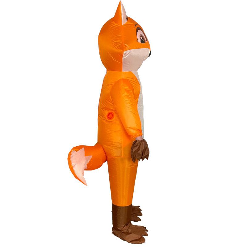 Fox Inflatable Cos Animal Children'S Performance Makeup Props Cartoon Doll Funny Party