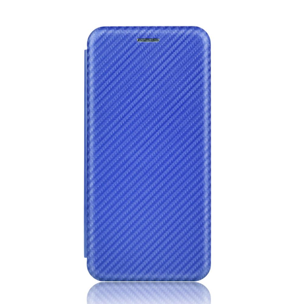 Carbon Fiber Flip Leather Case for Nokia 7.2 - Protective Phone Shell, 6.2
