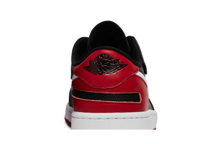 Men's Sneakers Nike Jordan 1 Low FlyEase Black White Gym Red Black/White/Gym Red