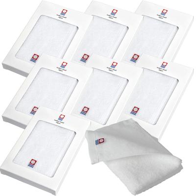 Bloom Imabari Towel Certified Hand Towel Small Gift Set of 8 Just Face Handkerchiefs Gift Box Individually Wrapped Large Made In Japan Absorbent Quick