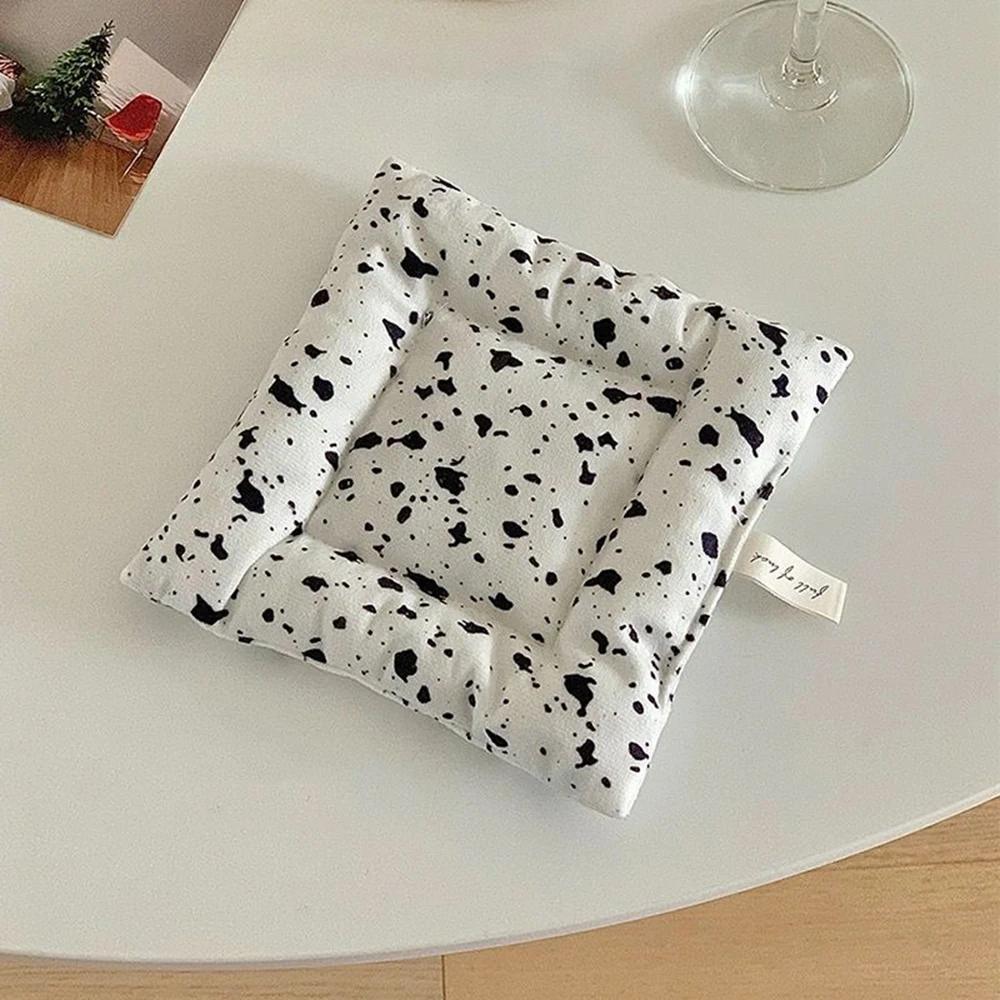 INS Style Original Homemade Bow Ribbon Coaster Dining Table Kitchen Household Insulation Mat Korean Fabric Photography Props