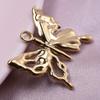 4pcs Stainless Steel Sweet Butterfly Accessories DIY Handmade Jewelry Necklace Butterfly Decoration Accessories