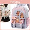 School Bag Childrens Cartoon Capybara Pattern Ergonomic Shoulder Kindergarten
