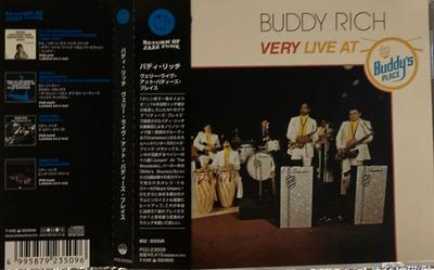 CD BUDDY RICH - Very Live At Buddy's Place PCD23509 P-Vine Records 2004 Japon ObiJazz Occasion