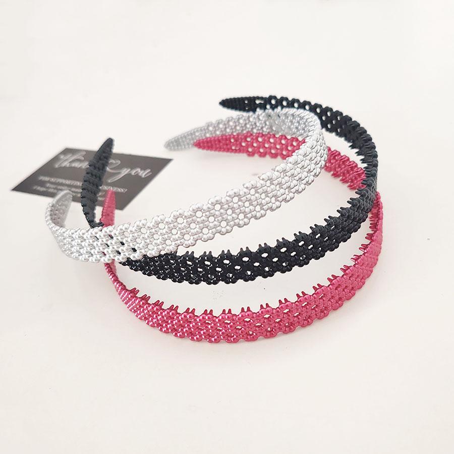 3pc High Quality  Vintage Solid Color Hairband for Women Girls Korean Retro Headband Hair Bands Accessories