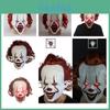 Gruselige Stephen King's Es Maske für Halloween Männer Joker Kostüm Cosplay