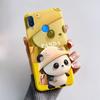 Cute Rabbit Photograph Phone Case  For Honor 10 Lite Liquid Silicone Cover Shell For Huawei P smart 2019 Graffiti Bumper