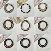 Chinese Style Wooden Beads Double Layered Wearing Simple Personality Versatile Bracelet Jewelry