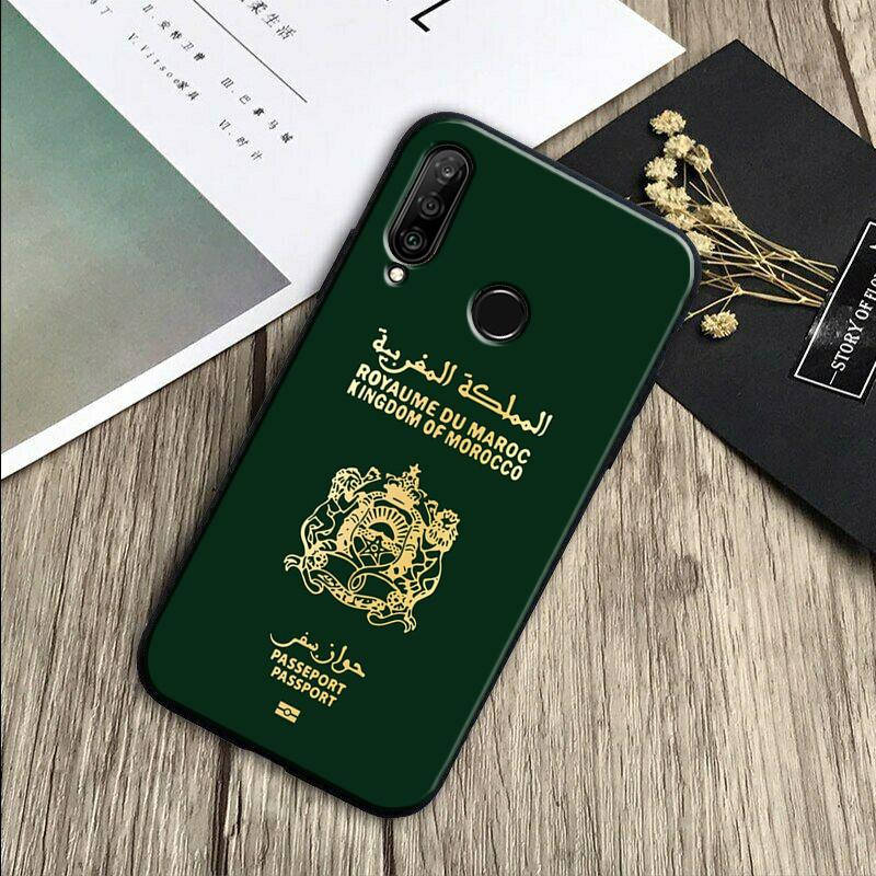 Morocco Flag Coat Of Arms For Huawei Nova 11 12i 8i 7i 3i 9 10 SE Y60 Y61 Y70 Y72 Y73 Y90 Y91 P20 P30 Pro P40 Lite Case