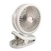 10000mAH USB Clip On Fan Rechargble Miniature Table Fan Portable 360 Degree Rotate Cooling Fan for Bedroom   Desktop
