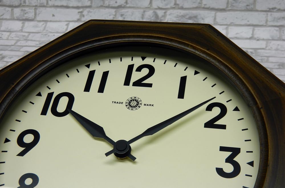 Santel Modern Antique Pendulum Clock Arabic Japanese-made (Octagonal Numerals) QL724A-AN